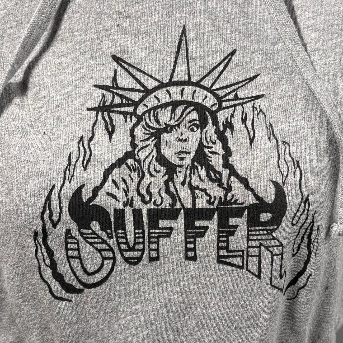 Should She Suffer? Size small cropped hoodie